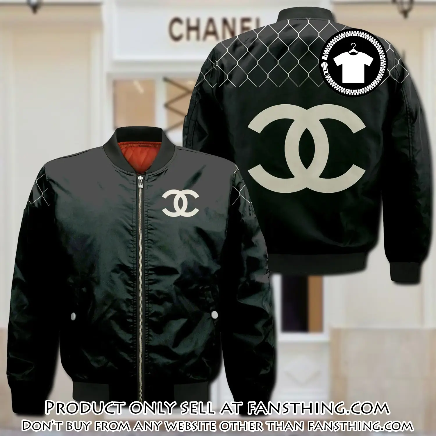 Chanel bomber jacket fashion luxury brand clothing clothes outfit for men women fst5008776